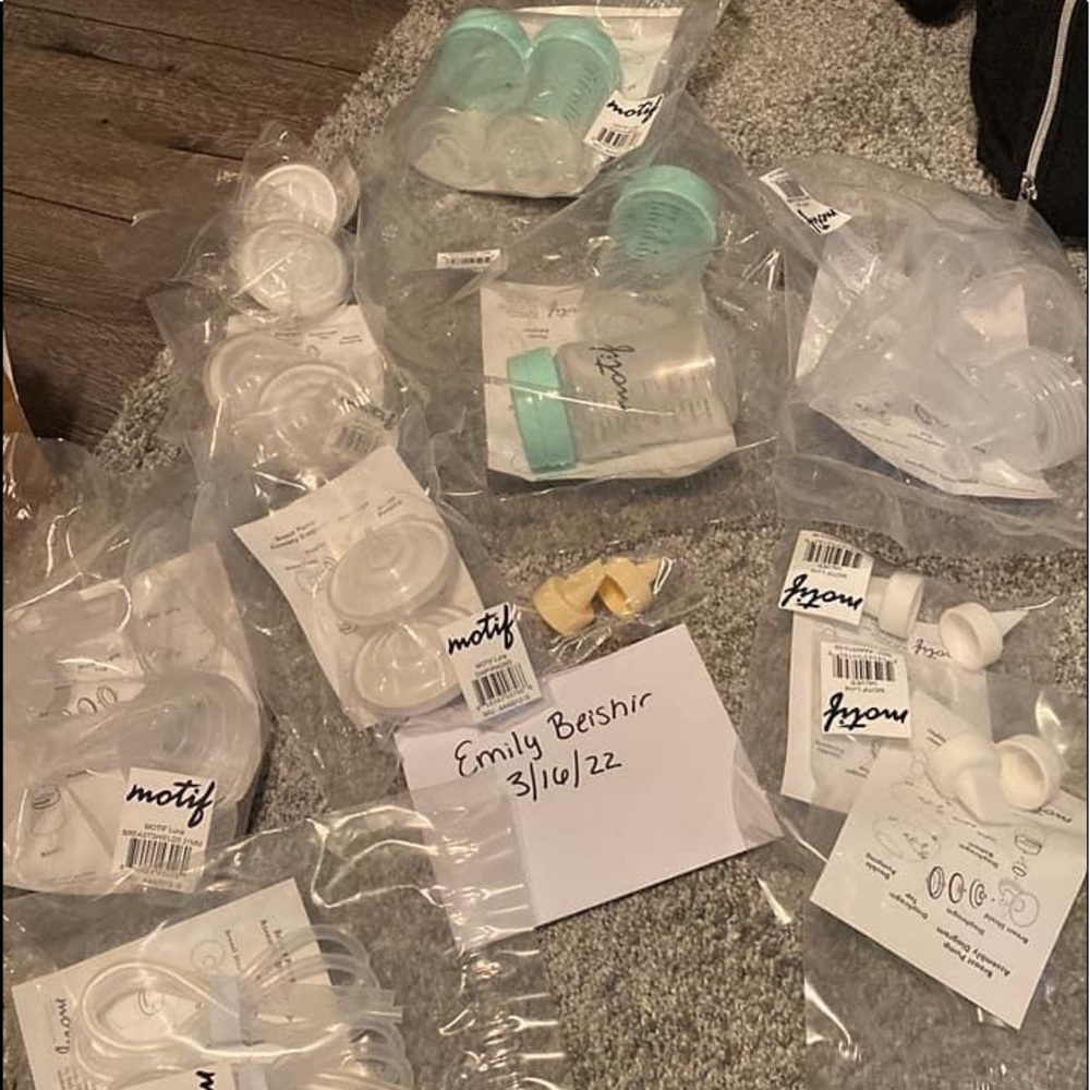 Motif breast pump accessories